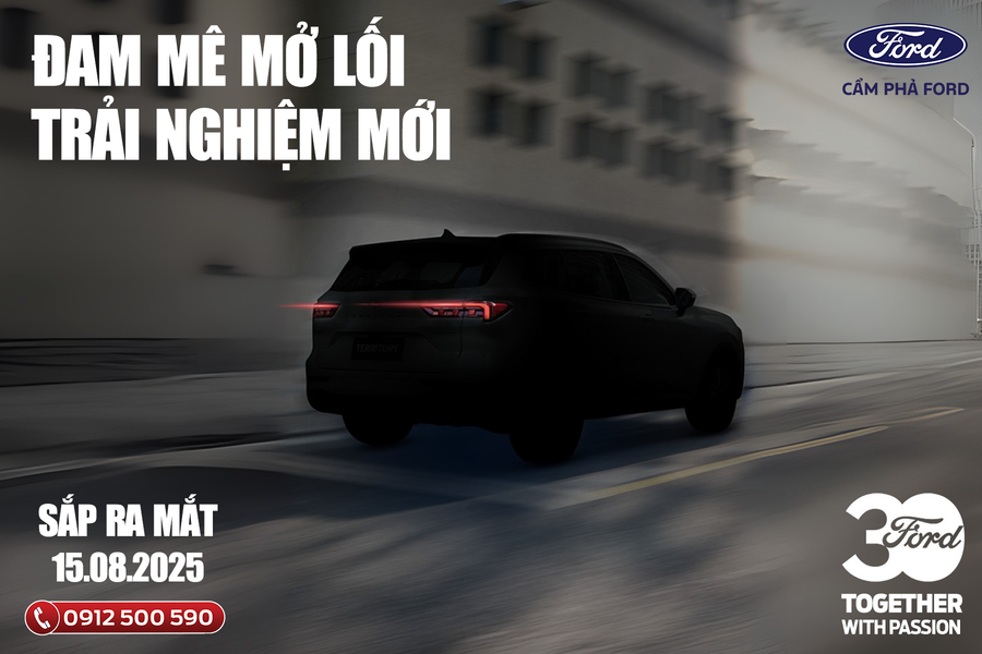 Ford Territory Mới 2025 – SUV Đô Thị Thông Minh Sắp Có Mặt Tại Cẩm Phả Ford